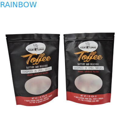 Tính năng nét nước mắt Túi thức ăn cho thú cưng với thiết kế minh bạch và khóa khóa