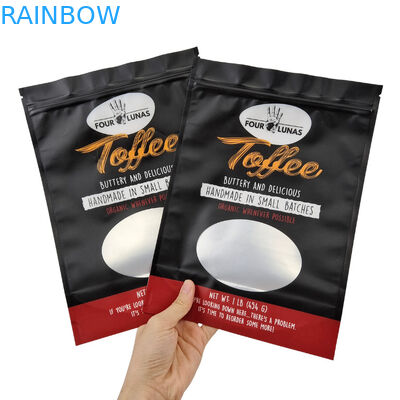 Tính năng nét nước mắt Túi thức ăn cho thú cưng với thiết kế minh bạch và khóa khóa