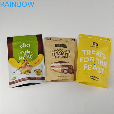 Chất lượng cao tùy chỉnh in kỹ thuật số PE tái sử dụng Zipper túi nhựa đứng lên túi Mylar