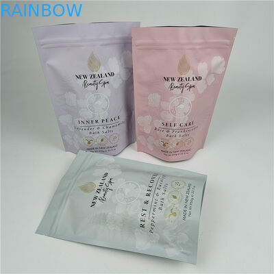 Xách thời trang mịn chất lượng cao có thể đóng lại dễ dàng nước mắt Mylar túi xách Body Scrub túi đóng gói