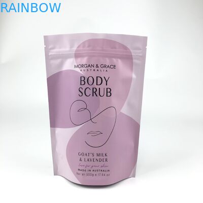 CDR AI PSD PDF Thiết kế tệp tắm muối Mylar túi cho mỹ phẩm túi tùy chỉnh