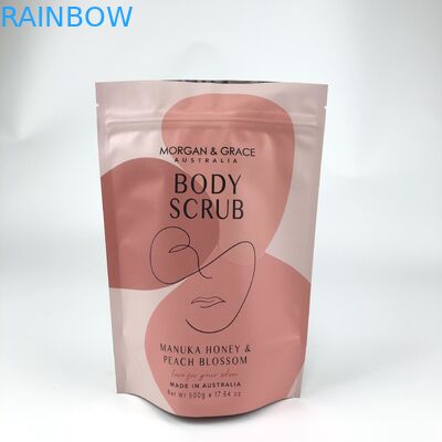 CDR AI PSD PDF Thiết kế tệp tắm muối Mylar túi cho mỹ phẩm túi tùy chỉnh