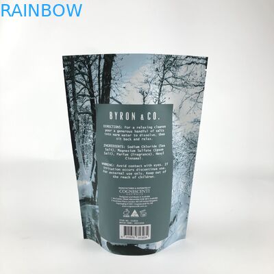 Various kích cỡ tấm giấy mẫu gói cho muối tắm túi Mylar trong mục