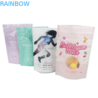 Túi đóng gói mỹ phẩm tùy chỉnh cho túi quét cơ thể đứng lên với các kích thước khác nhau