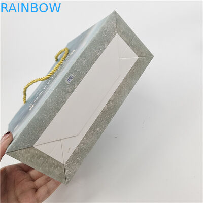 Được bán nhiều nhất Nhãn hiệu tái chế thân thiện với môi trường Thẻ in túi giấy mua sắm Bao bì trắng 110 gram tái sử dụng