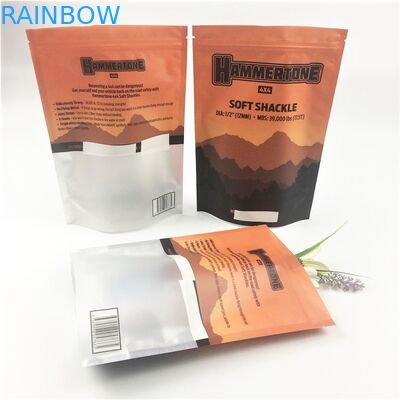 Kraft Paper Bags Tea Bags Bao bì với túi niêm phong ba mặt và van khử khí