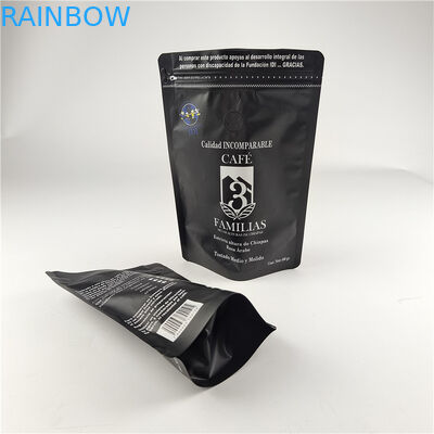 Matte Finish Food Grade Proof Thiết bị chống mùi Thiết bị chống ẩm Laminated Aluminum Foil Zip Lock Bag Stand Up Bag Coffee Bag