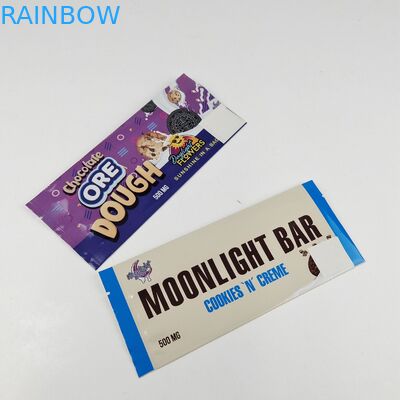 Môi trường thân thiện Bao bì giấy gốm tùy chỉnh in đứng lên túi sô cô la Energy Bar Cookie đồ ăn nhẹ bao bì