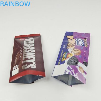 Môi trường thân thiện Bao bì giấy gốm tùy chỉnh in đứng lên túi sô cô la Energy Bar Cookie đồ ăn nhẹ bao bì
