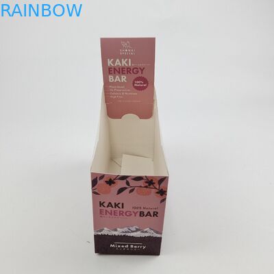 Matt Lamination Thẻ mỏng Quảng trường hiển thị hộp tái chế cho cửa hàng bán lẻ