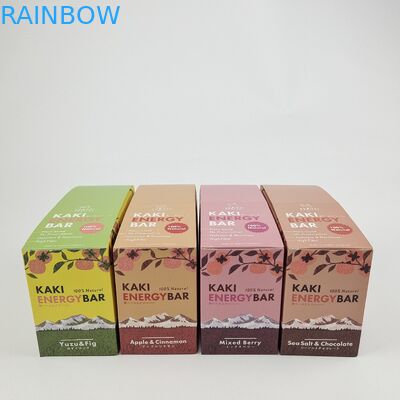 Tấm giấy tùy chỉnh gấp bán lẻ hiển thị kẹo kẹo đóng gói hộp giấy