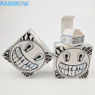 Custom bóng UV Matt phim giấy bìa hộp bìa 400g cho mẫu mỹ phẩm dầu argan