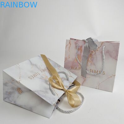 Túi giấy tùy chỉnh Túi giấy phân hủy sinh học để mua sắm Với in logo