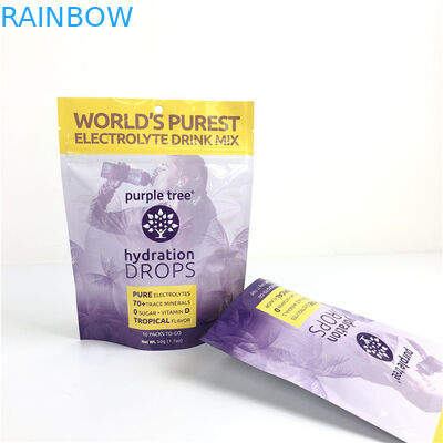 10 màu tùy chỉnh Matt nhôm giấy đứng lên túi ziplock túi xách cho thực phẩm