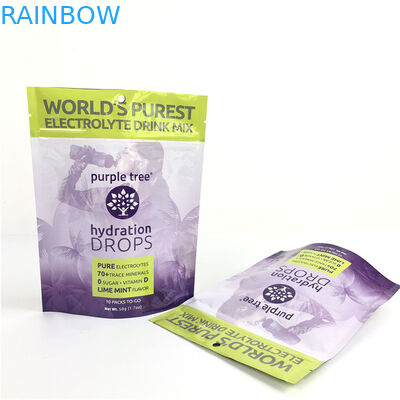 10 màu tùy chỉnh Matt nhôm giấy đứng lên túi ziplock túi xách cho thực phẩm