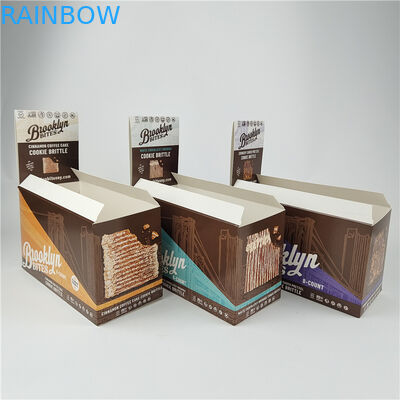 Tái chế có thể gập lại Thẻ trưng bày hộp hộp giấy