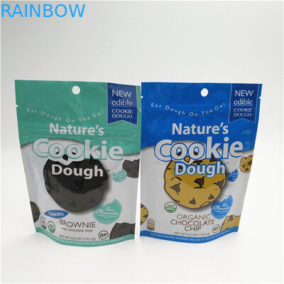 Túi zipper đứng in logo tùy chỉnh hàn nhiệt, bao bì thực phẩm nhựa có thể đóng lại