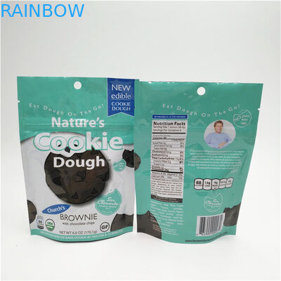 Túi zipper đứng in logo tùy chỉnh hàn nhiệt, bao bì thực phẩm nhựa có thể đóng lại