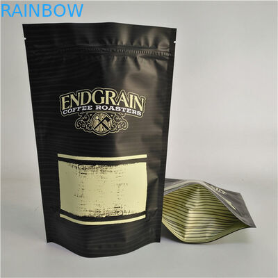 Lưu trữ Logo tùy chỉnh in Đứng lên Zipper túi tái đóng cửa nhựa Food Seal túi cà phê