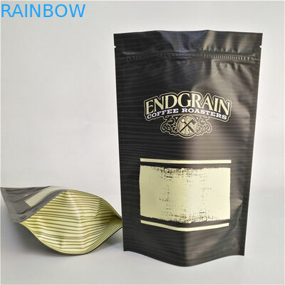 Lưu trữ Logo tùy chỉnh in Đứng lên Zipper túi tái đóng cửa nhựa Food Seal túi cà phê