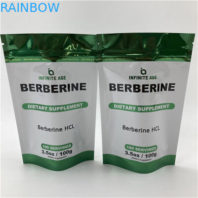 Nhập khẩu bán buôn tùy chỉnh in đứng túi rỗng bảo đảm chất lượng bao bì Mylar túi nhôm nhựa với vết rách