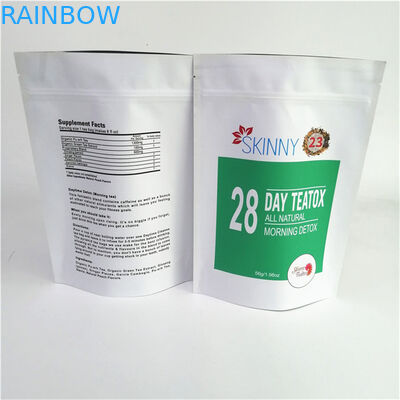 Kích thước tùy chỉnh in màu sắc túi đóng gói đồ ăn nhẹ với vật liệu MOPP / VMPET / PE