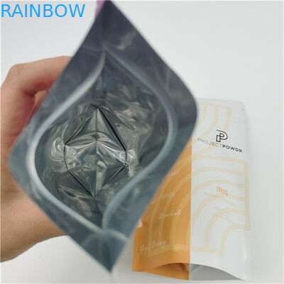 Bao bì niêm phong thực phẩm bằng nhựa có thể đóng lại Matt Finish Aluminum Foil Mylar Plastic Standing Bag Logo tùy chỉnh