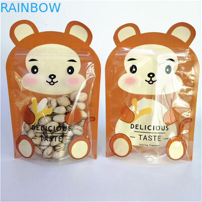 Túi đựng Mylar bằng nhựa có in màu, chống mùi và chống ẩm, dạng đứng