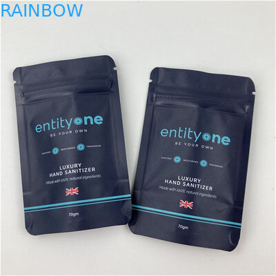 Túi Đứng In Logo Tùy Chỉnh Có Khóa Kéo, Bề Mặt Mờ, Chất Liệu Lá Nhôm Thực Phẩm Dạng Doypack