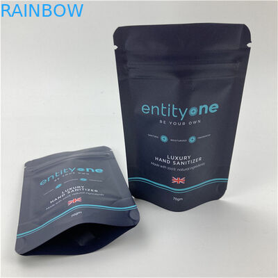 Túi Đứng In Logo Tùy Chỉnh Có Khóa Kéo, Bề Mặt Mờ, Chất Liệu Lá Nhôm Thực Phẩm Dạng Doypack