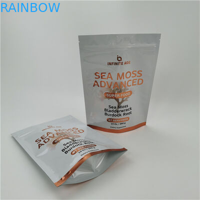 Chấp nhận tối đa 10 màu sắc có sẵn Dòng nước mắt dễ dàng Đứng lên túi túi niêm phong nhiệt Zipper Top