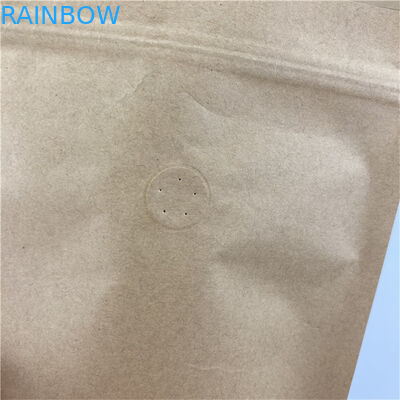 Cần kích thước và thiết kế tùy chỉnh in màu Kraft giấy đồ ăn nhẹ túi đóng gói thực phẩm