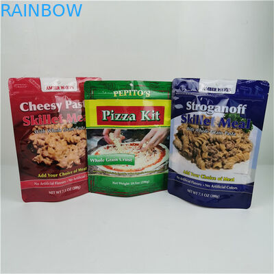 Bán hàng tốt nhất Lưu trữ thân thiện với môi trường Logo tùy chỉnh in đứng lên Zipper túi nhựa có thể đóng lại