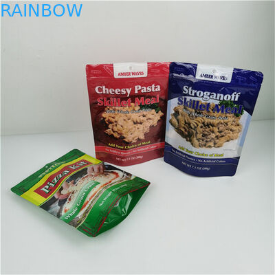 Bán hàng tốt nhất Lưu trữ thân thiện với môi trường Logo tùy chỉnh in đứng lên Zipper túi nhựa có thể đóng lại