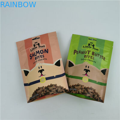 Các sản phẩm được yêu cầu hàng đầu chất lượng cao Matte Zipper túi thức ăn thú cưng đứng lên túi