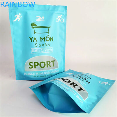 Chứng minh rò rỉ Matt hoàn thiện Mylar Doypack với cửa sổ tùy chỉnh kích thước và thiết kế nhu cầu