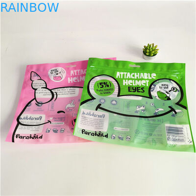 Hỗn hợp môi trường chống rò rỉ Ba mặt niêm phong túi đóng gói Mylar với khóa khóa