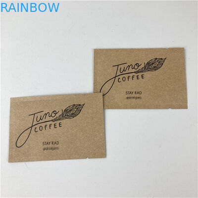 Ba mặt niêm phong Mylar Kraft túi giấy tùy chỉnh in Biodegradable túi giấy