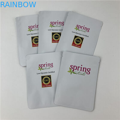 Chứng minh rò rỉ Ba mặt niêm phong Mylar gói túi với Zipper thiết kế kích thước tùy chỉnh