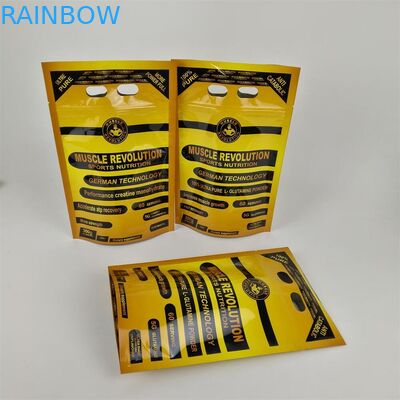 Bột protein Ziplock túi đóng gói thực phẩm với in kỹ thuật số nhựa