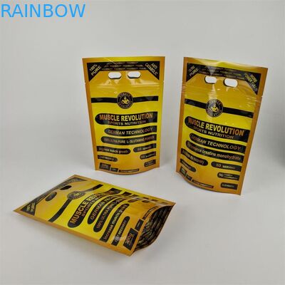 Bột protein Ziplock túi đóng gói thực phẩm với in kỹ thuật số nhựa