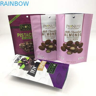 Thẻ mặc định Matte Stand Up Pouch Aluminium Foil Mylar Bag Powder Packaging