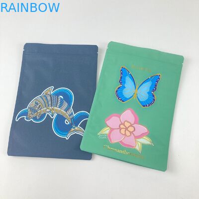 Thẻ sản xuất theo yêu cầu UV đứng lên túi hạt sô-cô-la túi đóng gói nhựa