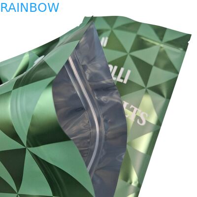 Bao bì nhựa đứng cho túi đựng tẩy tế bào chết, muối tắm, ngâm tự nhiên, túi Mylar có khóa kéo