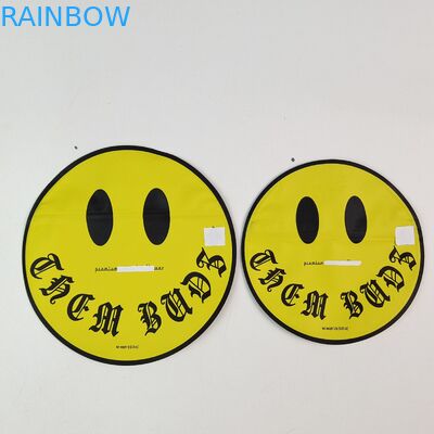 Túi Mylar 3.5g 7g Hình Dạng Bất Thường Có Khóa Kéo Bên Trong In Ấn Lá Nhôm Chống Mùi Túi Nhựa Ăn Được