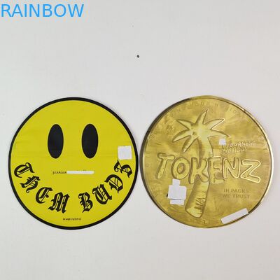 Túi Mylar 3.5g 7g Hình Dạng Bất Thường Có Khóa Kéo Bên Trong In Ấn Lá Nhôm Chống Mùi Túi Nhựa Ăn Được