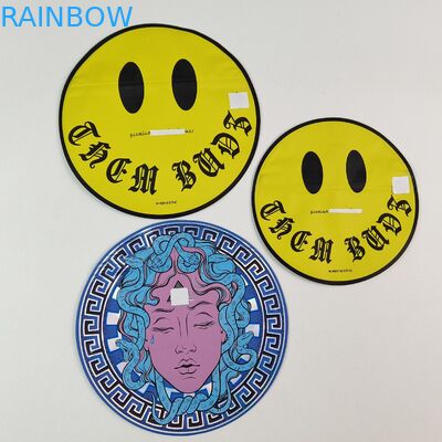 Túi Mylar 3.5g 7g Hình Dạng Bất Thường Có Khóa Kéo Bên Trong In Ấn Lá Nhôm Chống Mùi Túi Nhựa Ăn Được