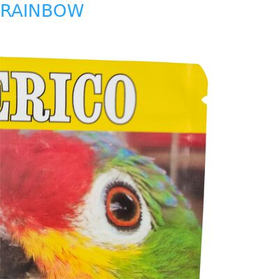 Túi nhựa Mylar mặt trước trong suốt khóa kéo tự niêm phong, chịu nhiệt, chống ẩm, thiết kế riêng cho đường