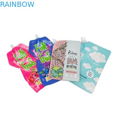 Túi đựng đứng bằng nhựa lỏng có vòi rót, túi đóng gói bóp cho mỹ phẩm, đồ uống, kem dưỡng da, túi vòi