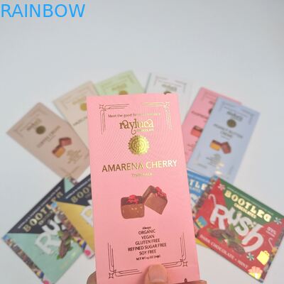 Vỏ giấy nhôm ăn được Khóa lại Nhựa nhỏ Mylar Oat Sôcôla Energy Bar Cookie Snack Candy Packaging Bag
